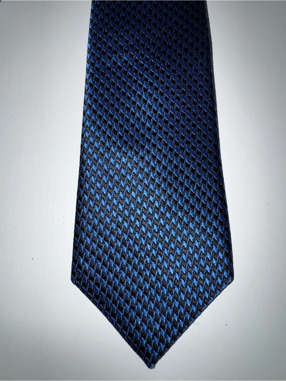 Ben Sherman silk Navy Blue Micro-Pattern Men's Tie